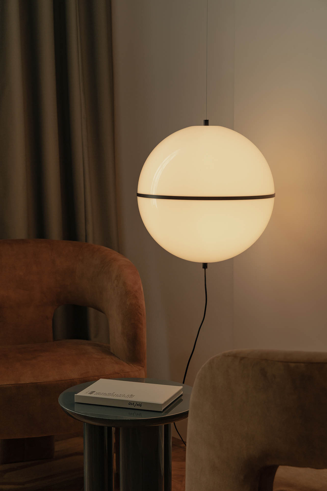 Faro DOME S Hängeleuchte schwarz mit Schalter - 3