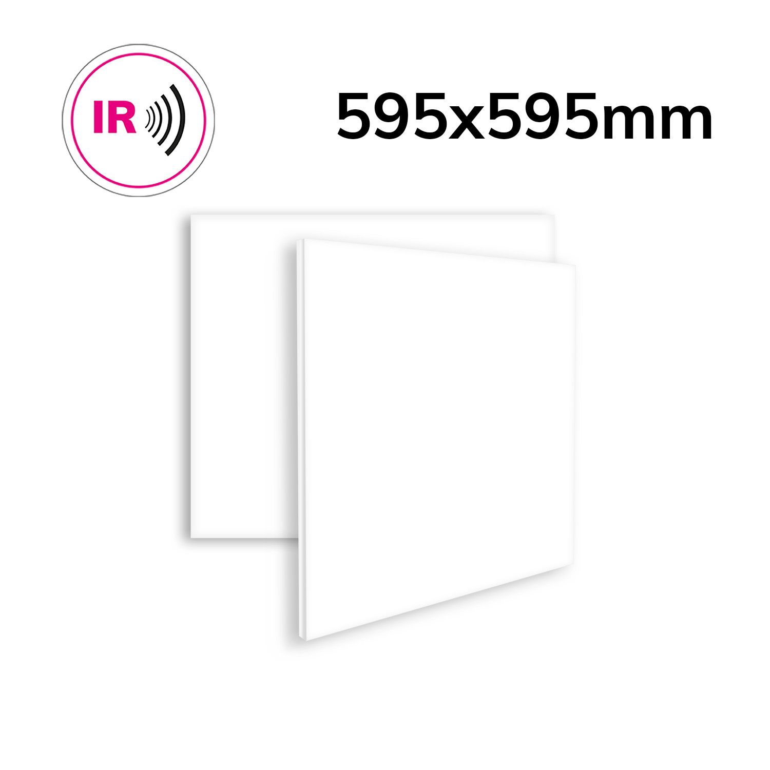 ISOLED Infrarot-Panel BEST STANDARD, 595x595mm, 320W ISOLED Infrarot-Panel BEST STANDARD, 595x595mm, 320W - 1