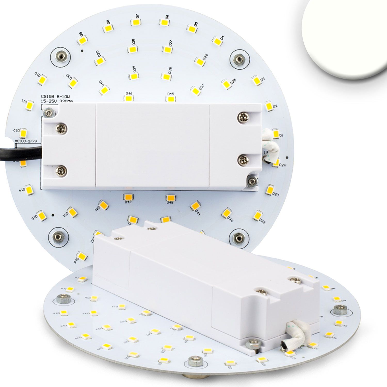 ISOLED LED Umrüstplatine 130mm, 9W, mit Magnet, neutralweiß ISOLED LED Umrüstplatine 130mm, 9W, mit Magnet, neutralweiß - 1