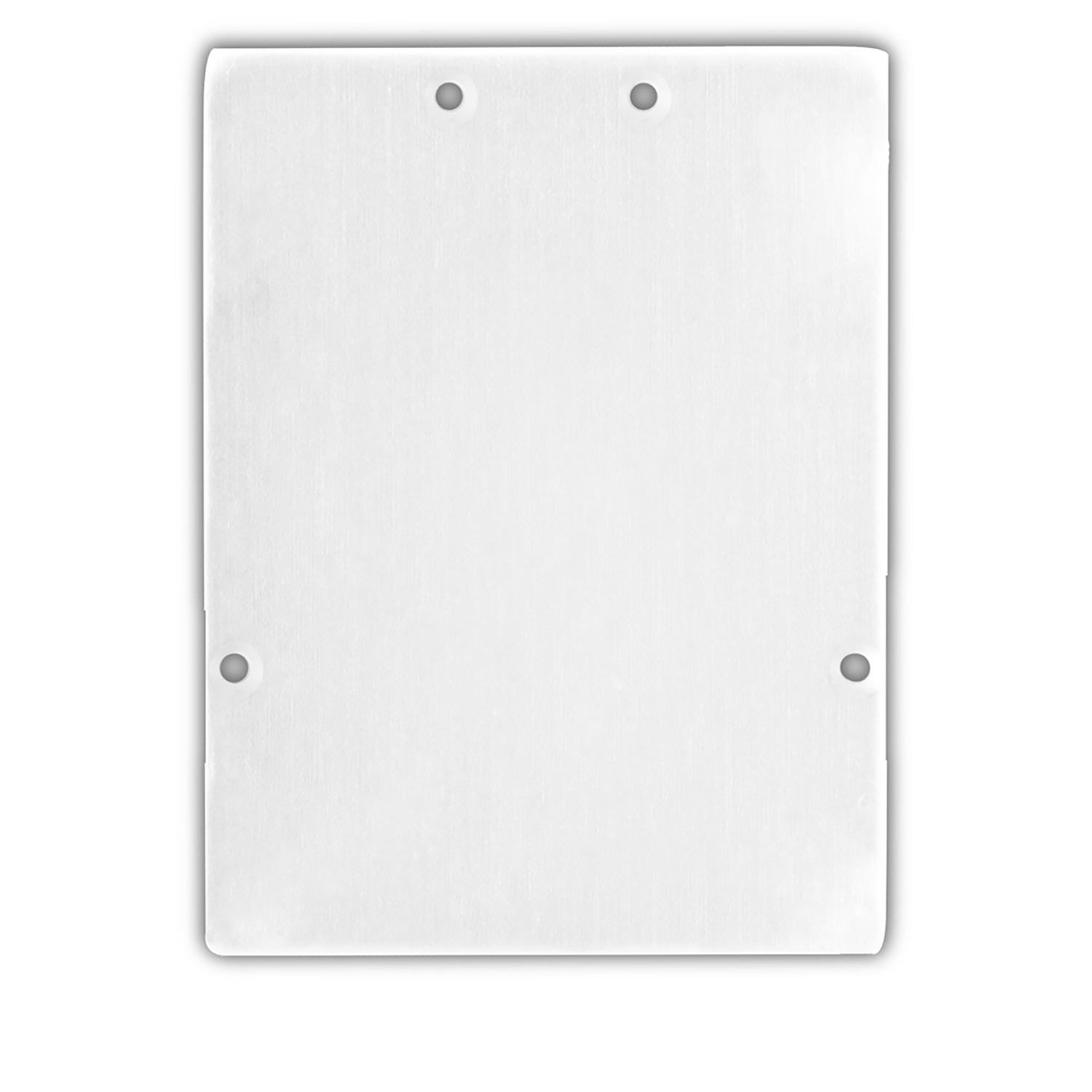 ISOLED Endkappe EC74 Aluminium weiß für Profil LAMP40, 2 STK, inkl. Schrauben - 1
