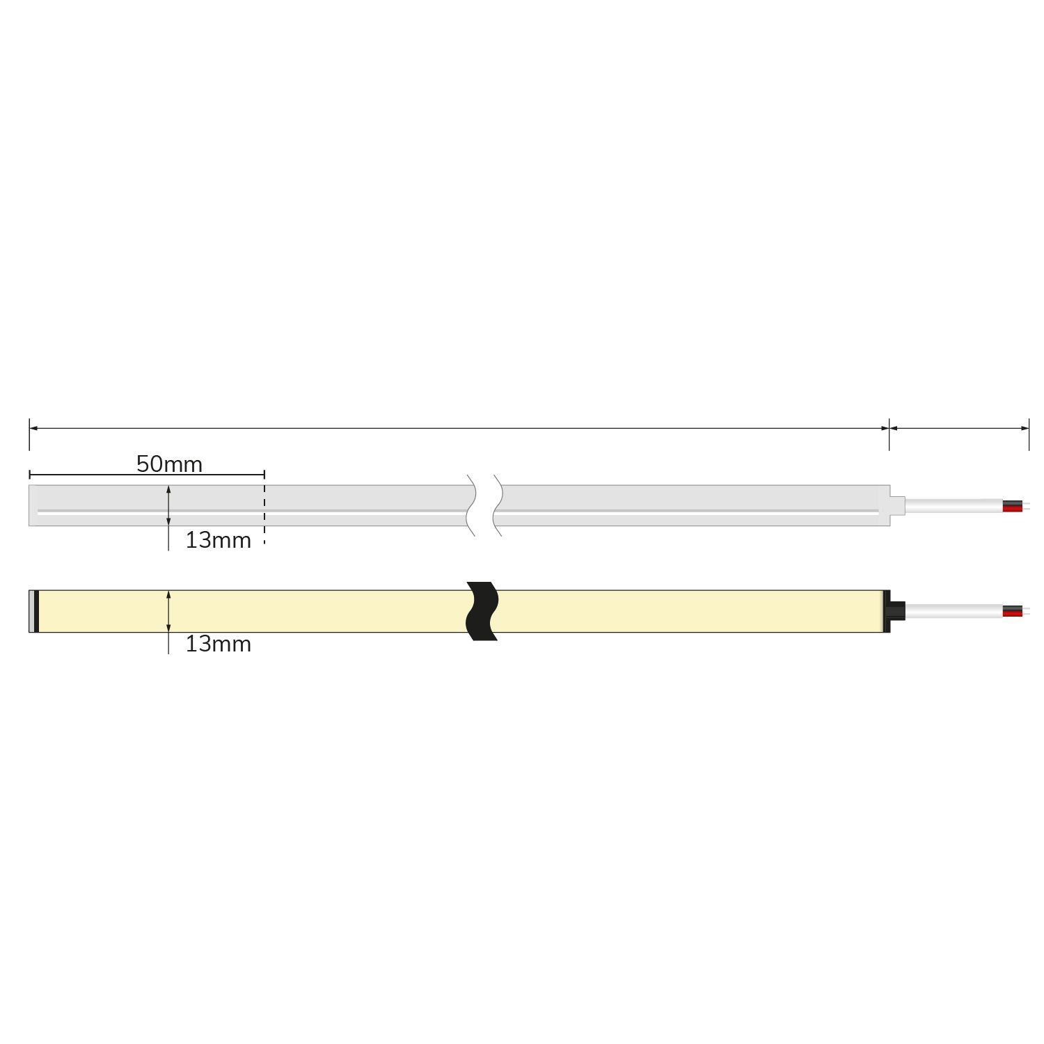 ISOLED LED NeonPRO930 Custom Flexband B13H13, 24V DC, 12W, IP67, 3000K, 5m Rolle, 140 LED/m, inkl. Clips - 7