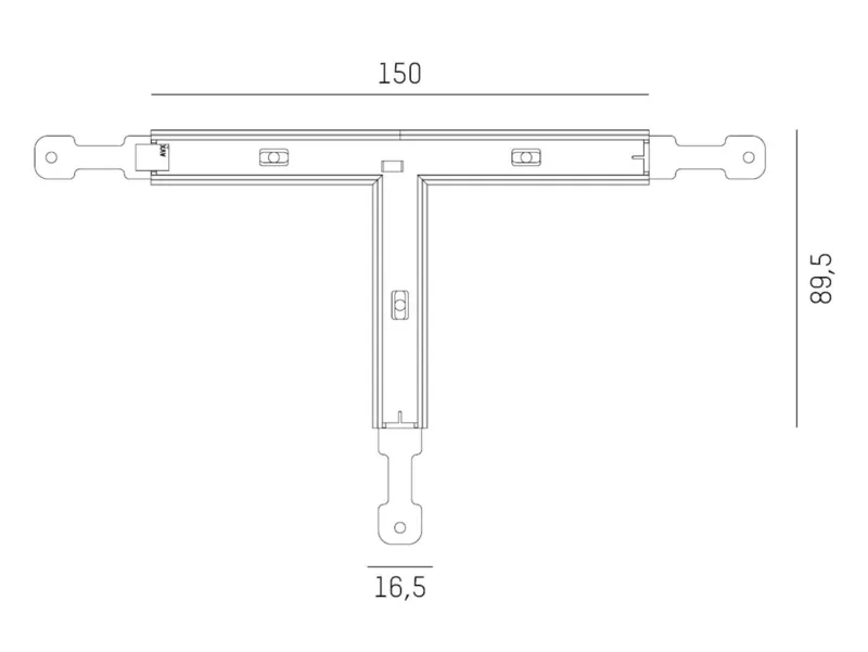 Molto Luce MAGNETICS H T-VERBINDER (schwarz) - Produktbild 2