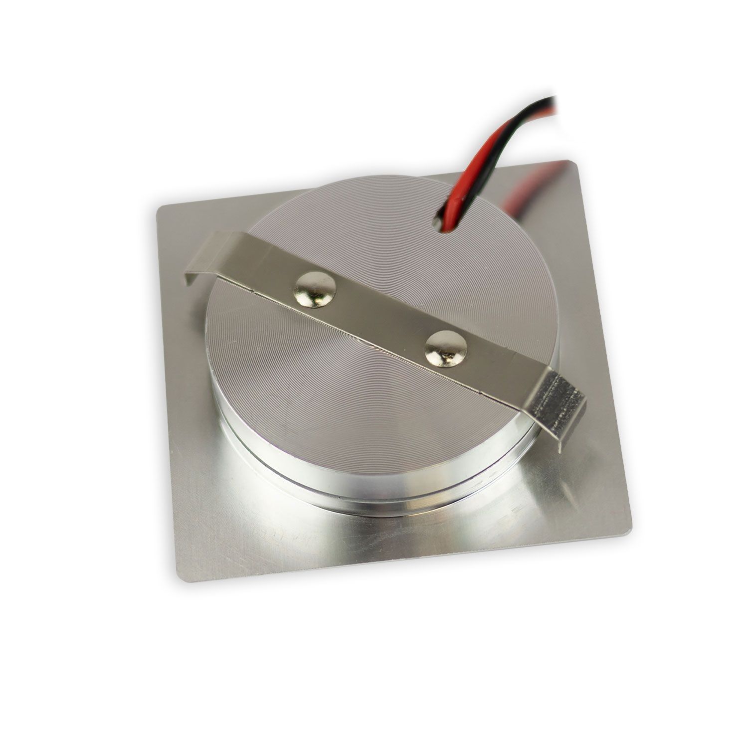 ISOLED LED Möbeleinbaustrahler MiniAMP ALU gebürstet, eckig, 3W, 120°, 24V DC, 1900-4000K CCT, dimmbar - 2