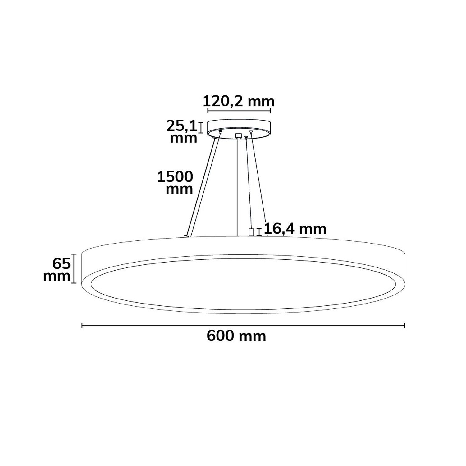 ISOLED LED Hängeleuchte UGR
