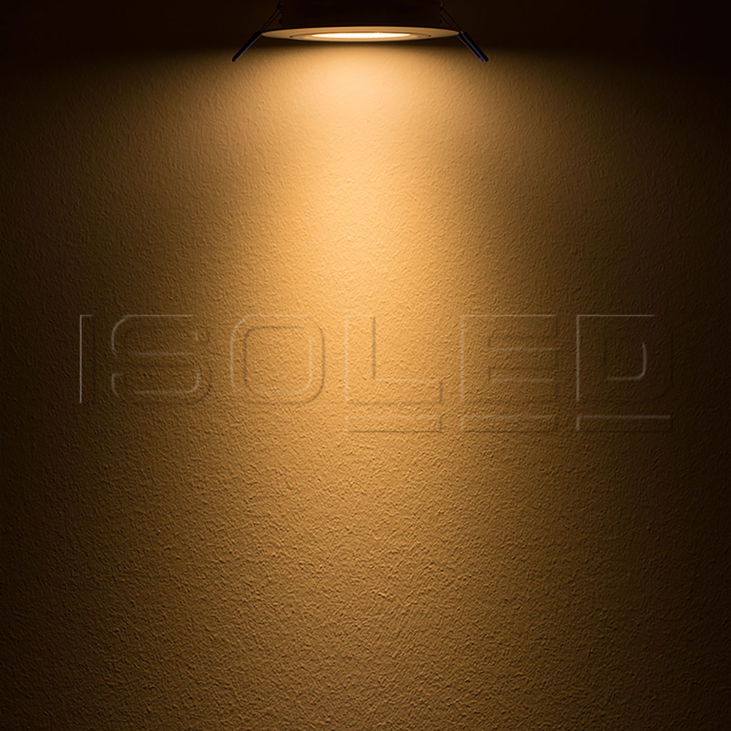 ISOLED LED Einbaustrahler, weiß, 15W, 72°, rund, warmweiß, dimmbar - 4