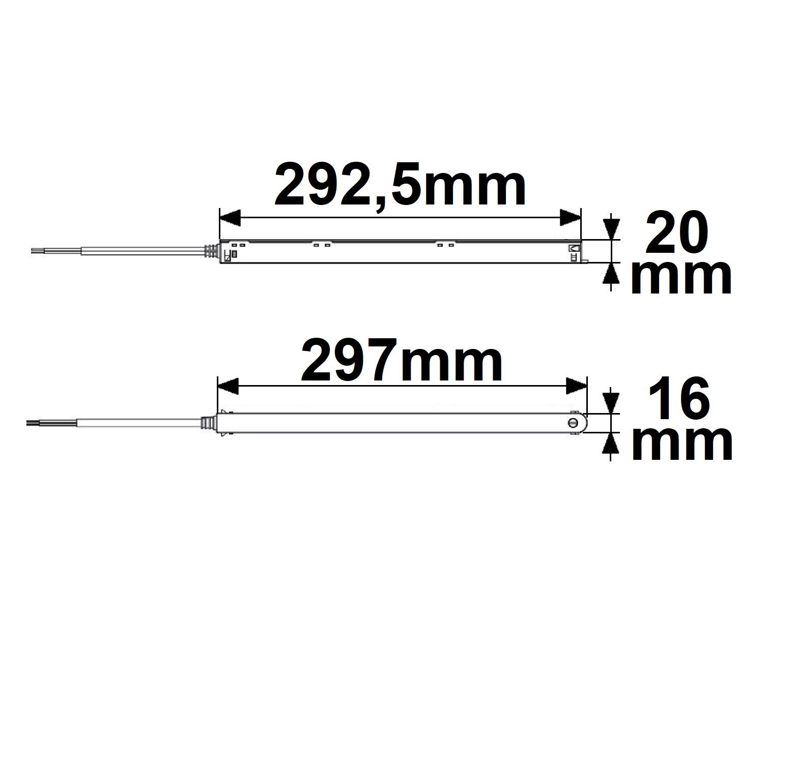ISOLED Track48 Inline-Trafo schwarz, 100W, 48V DC - 2