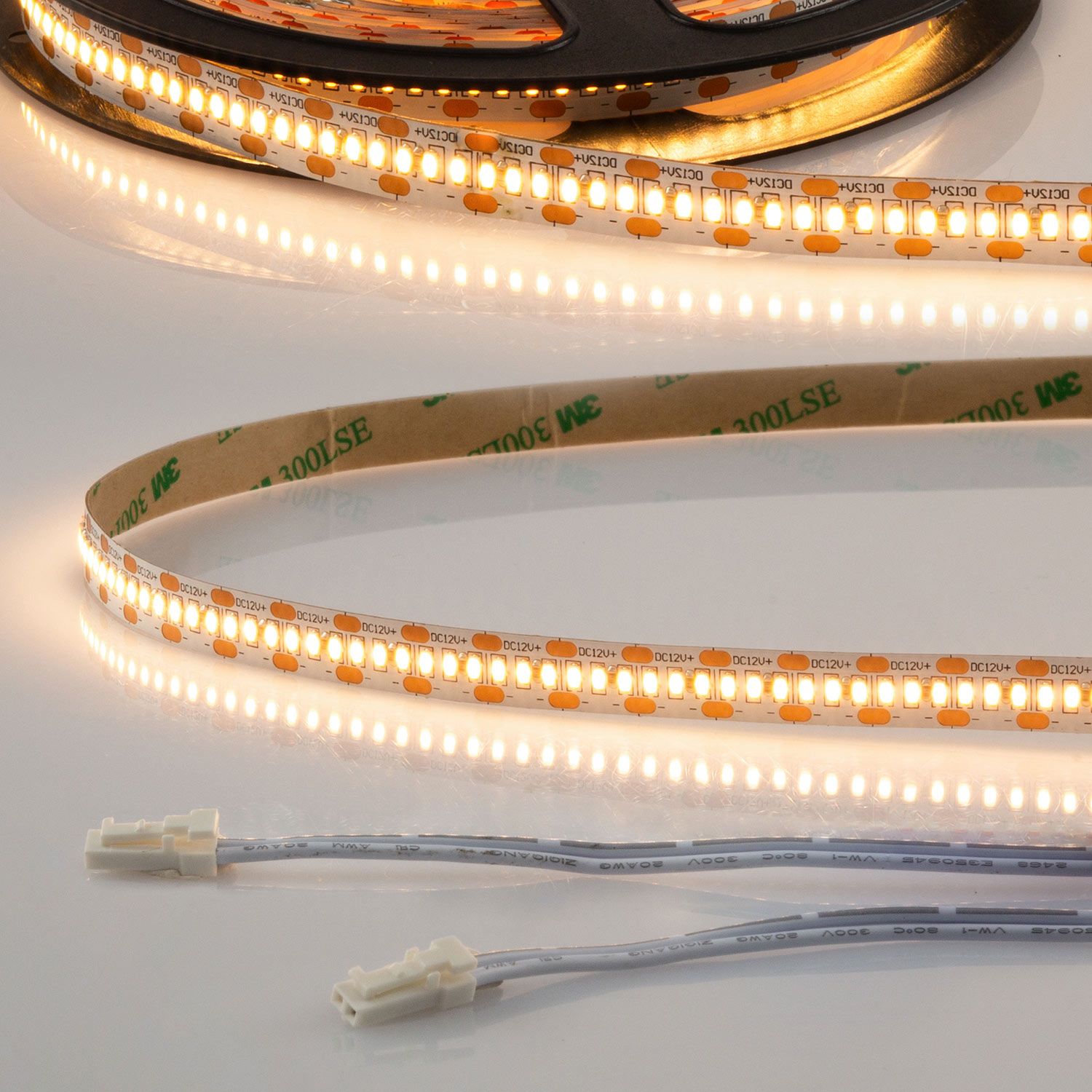 ISOLED LED CRI925 MiniAMP Flexband, 12V DC, 6W, IP20, 2500K, 120cm, beids. 30cm Kabel + maleAMP, 300 LED/m ISOLED LED CRI925 MiniAMP Flexband, 12V DC, 6W, IP20, 2500K, 120cm, beids. 30cm Kabel + maleAMP, 300 LED/m - 1