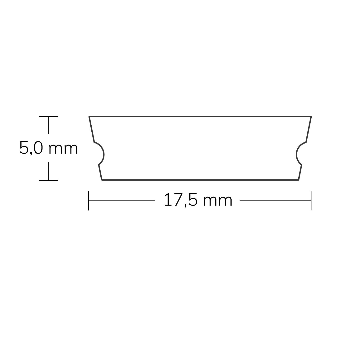 ISOLED Abdeckung opal/satiniert 200cm für Ground-OUT12, befahrbar - 2