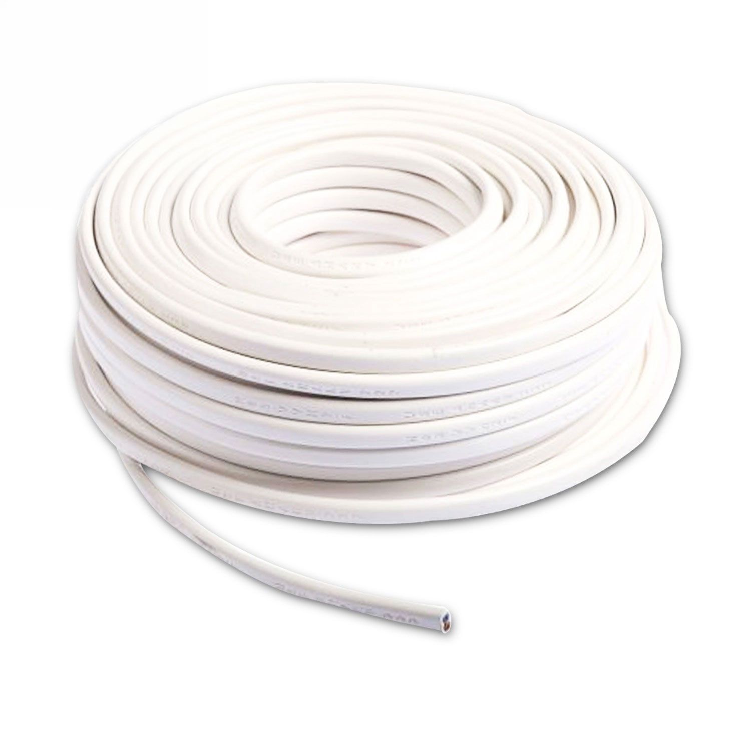 ISOLED Kabel PVC-ummantelt, weiß, 3x0,75mm² H05VV-F 3G, Meterware ISOLED Kabel PVC-ummantelt, weiß, 3x0,75mm² H05VV-F 3G, Meterware - 1