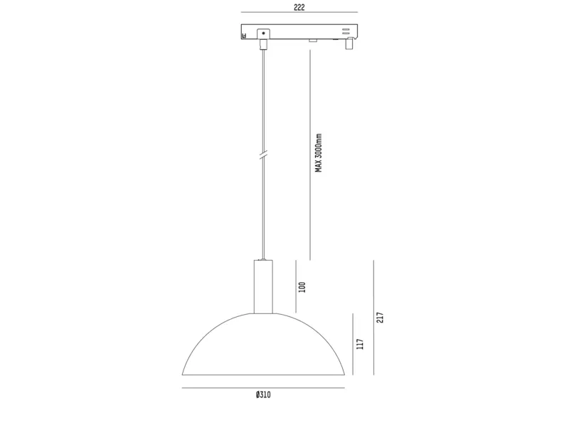 Molto Luce LORA 2 PD TRACK (schwarz) - 2