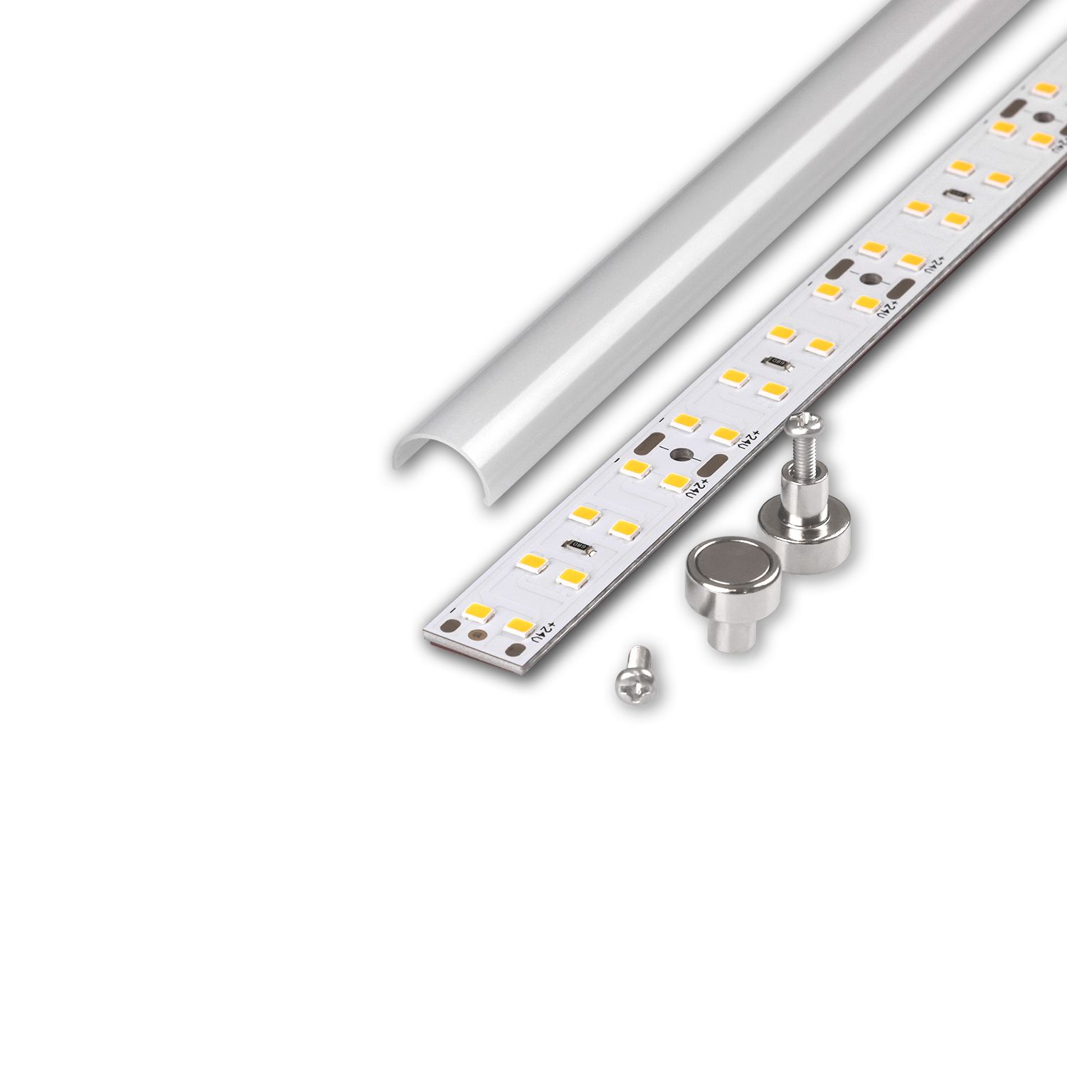 ISOLED LED T5/T8 Umrüstplatine 830, 55cm, MiniAMP, 88 LED, 24V, 9W, 170 lm/W, warmweiß, dimmbar - 2