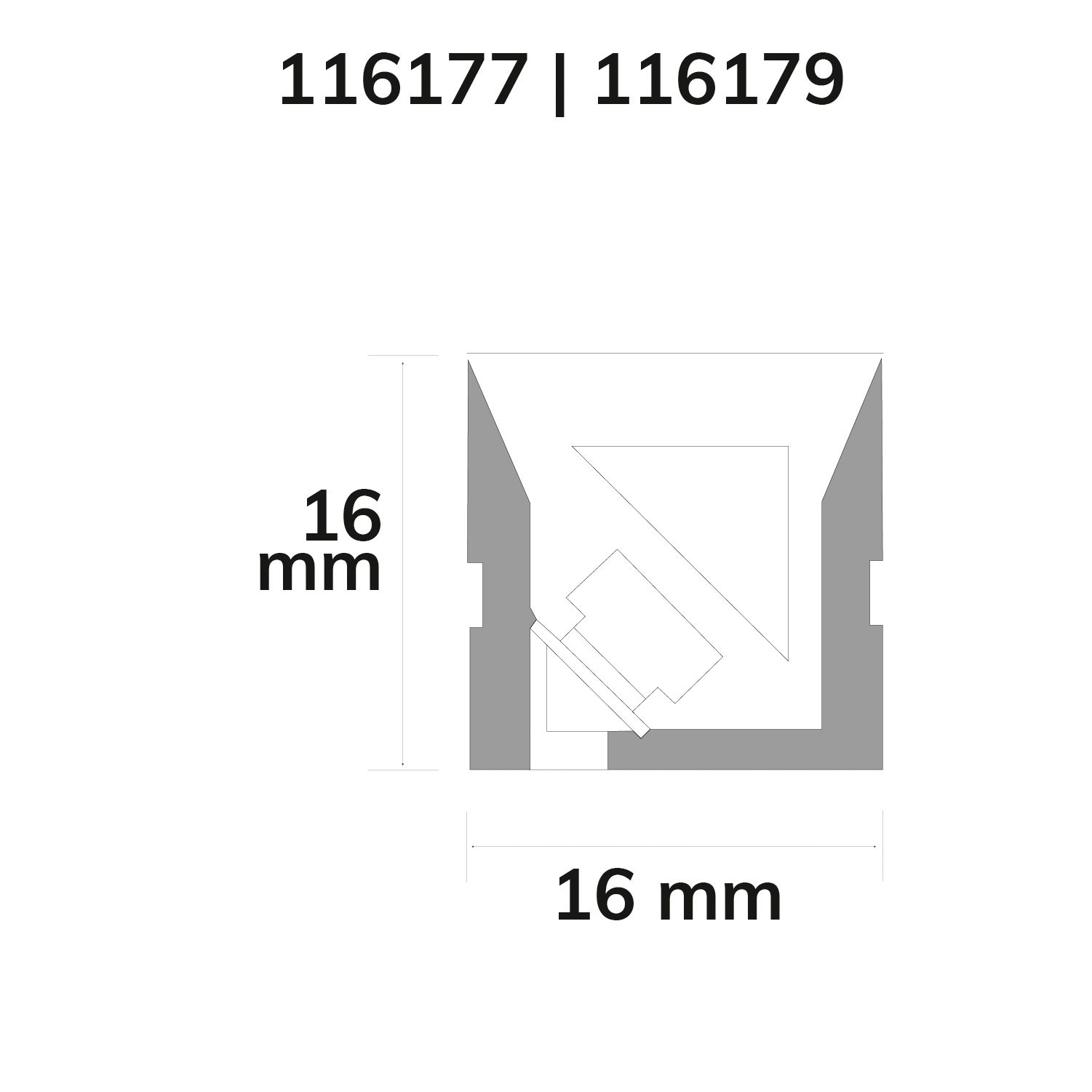 ISOLED LED NEON930 Flexband Twist+Bend B16H16, 24V DC, 10W, IP67, 3000K, 5m, 140 LED/m, inkl. Montageclips - 3