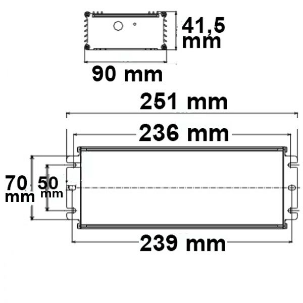 ISOLED LED PWM-Trafo 24V/DC, 0-400W, 1-10V dimmbar, IP67, SELV - 2