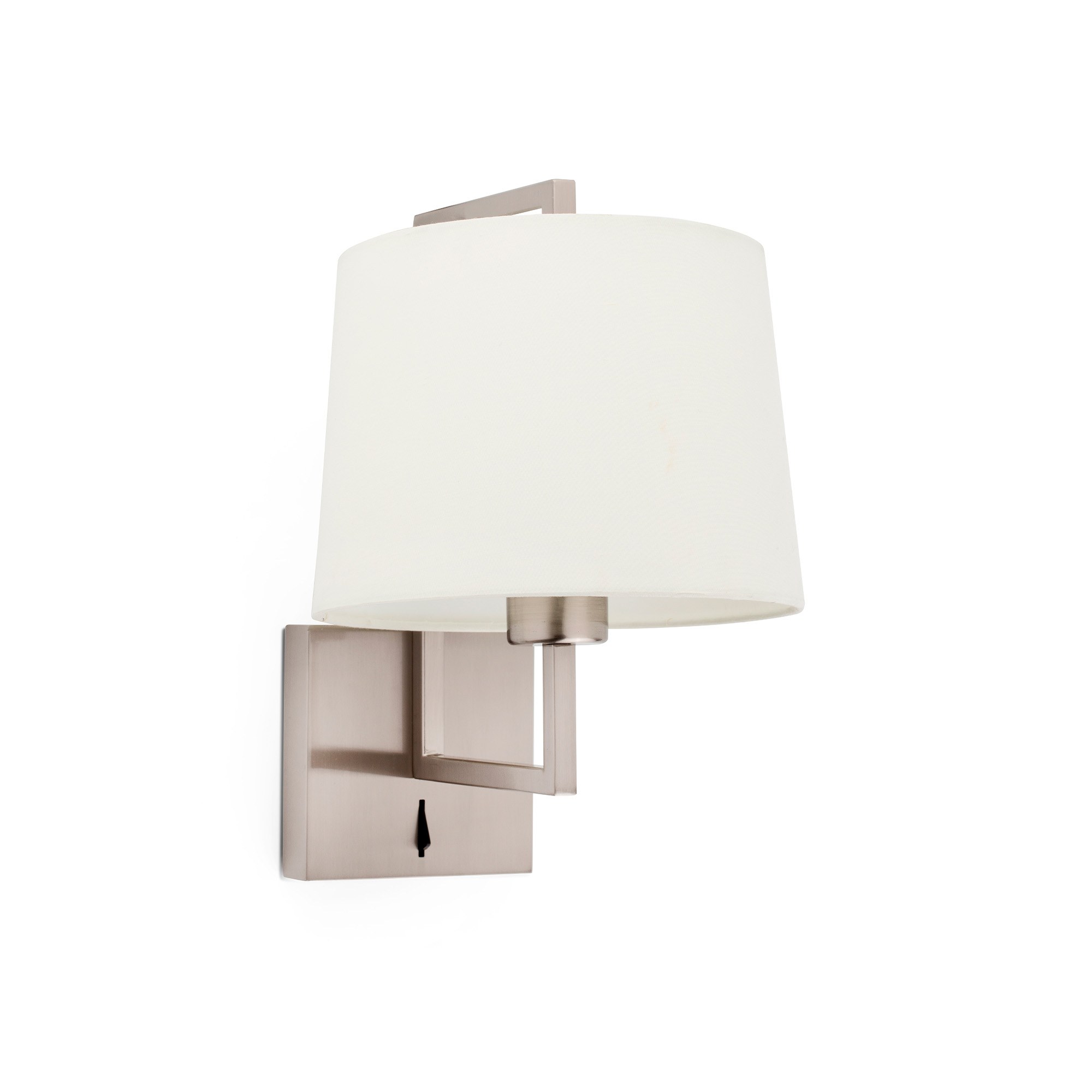 Faro FRAME Wandleuchte nickel matt/beige Faro FRAME Wandleuchte nickel matt/beige - Produktbild 1