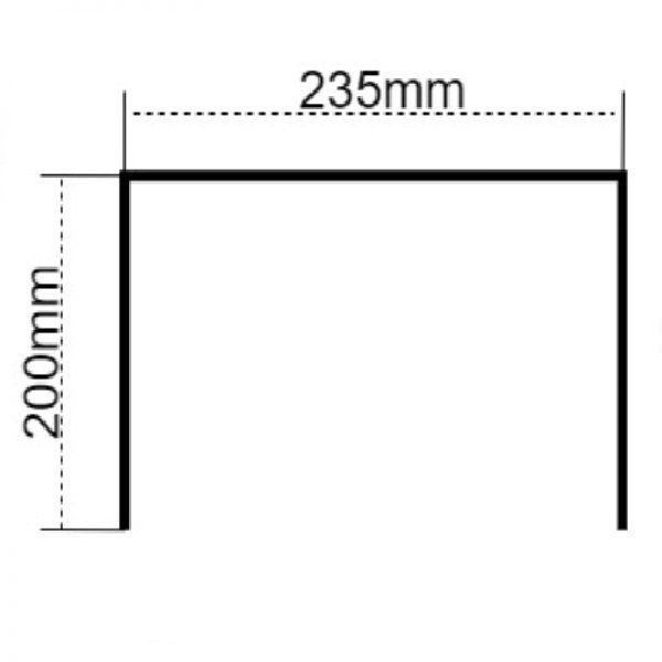 ISOLED Montagebügel für LED Hallenleuchte MS 250W - 2