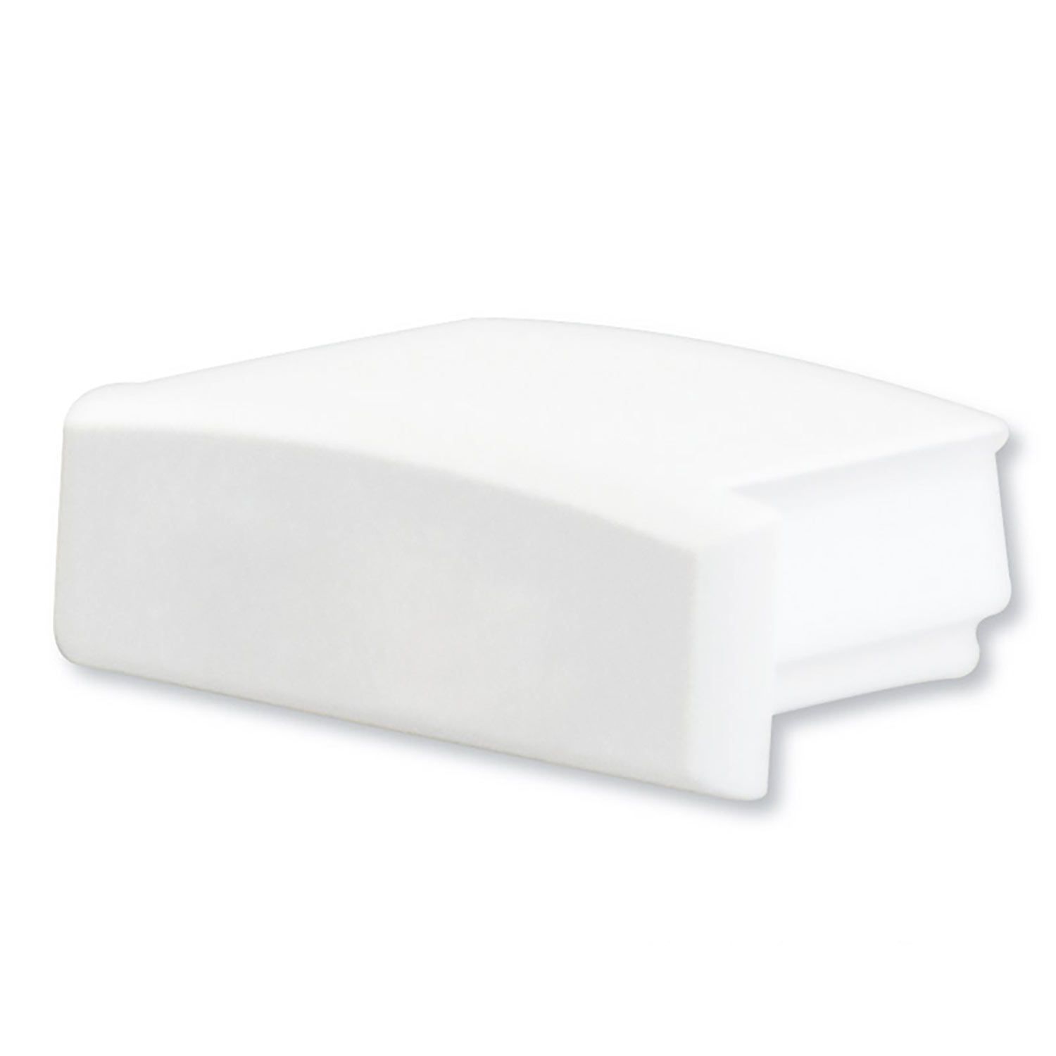 ISOLED Endkappe EC1W weiß für Profil SURF12 FLAT, 1 STK ISOLED Endkappe EC1W weiß für Profil SURF12 FLAT, 1 STK - 1