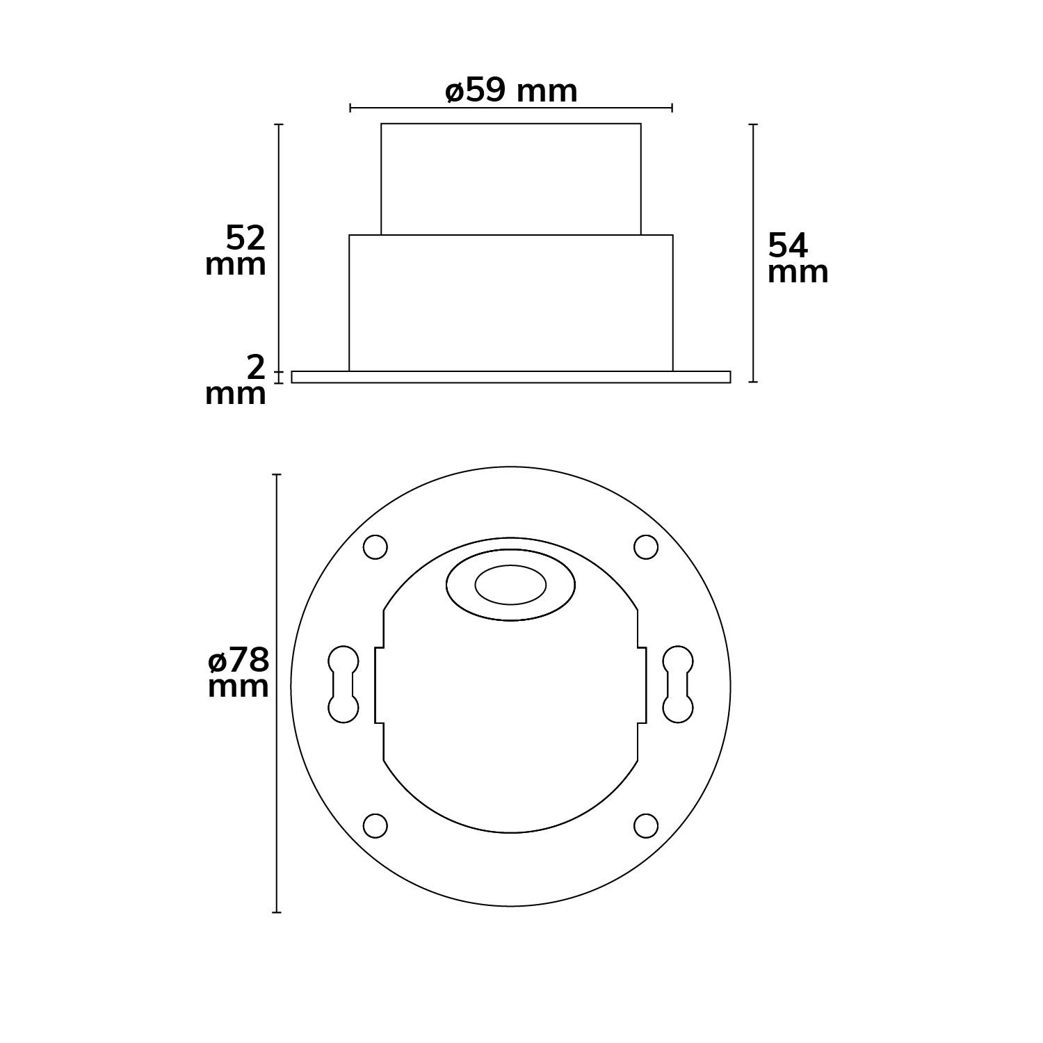 ISOLED LED Wandeinbauleuchte Sys-Wall68 MiniAMP 24V, 3W, 4000K, inkl. Einputzdose (exkl. Cover) - 3