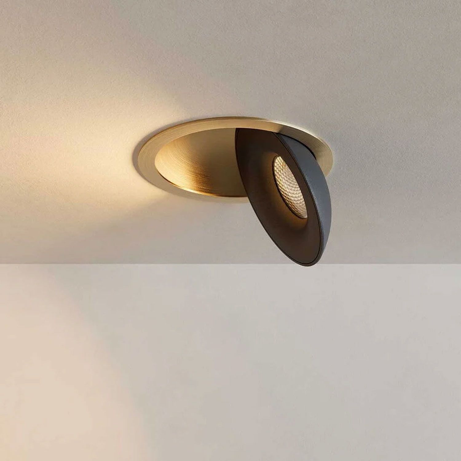 ISOLED LED Einbauleuchte Sphere gold/schwarz, 2700K, 10W, CRI90, dimmbar - 2