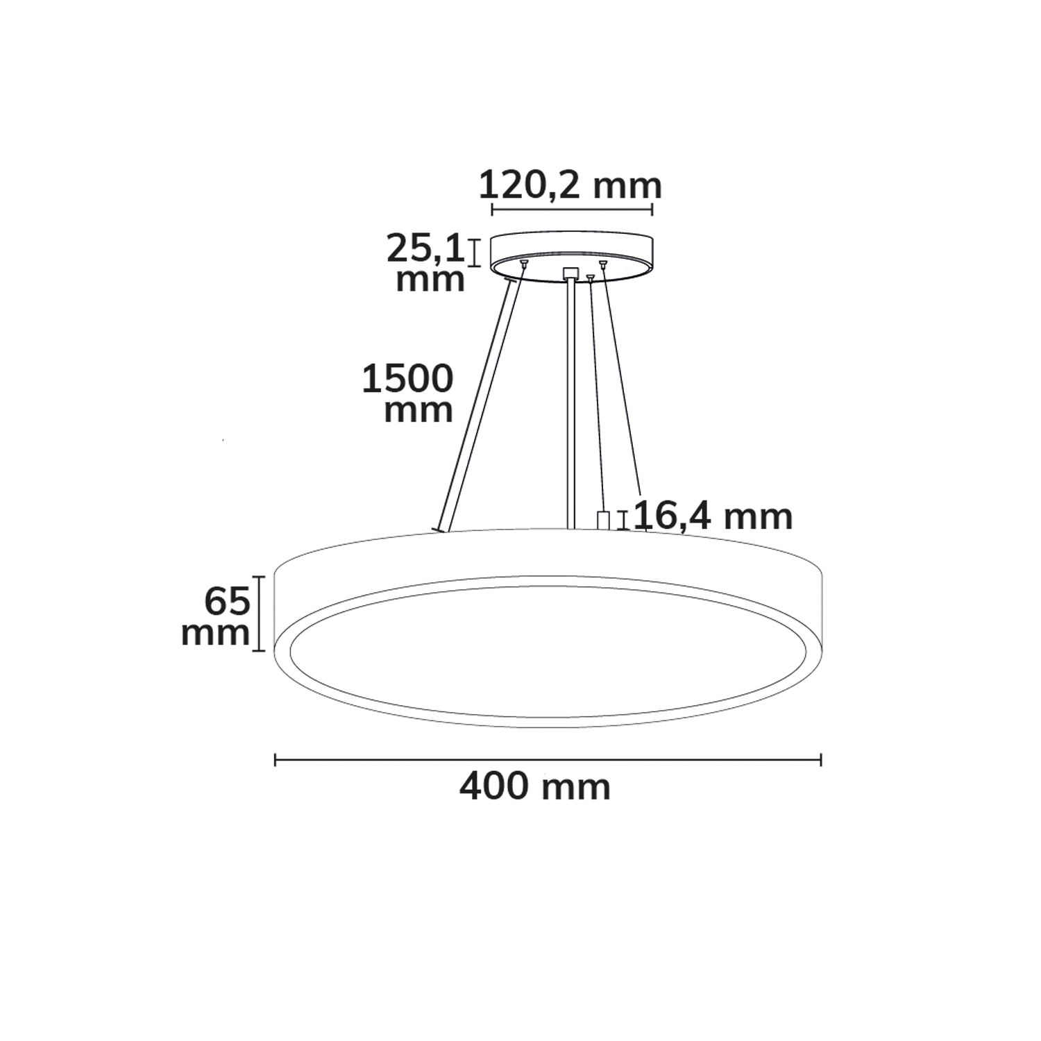 ISOLED LED Hängeleuchte UGR