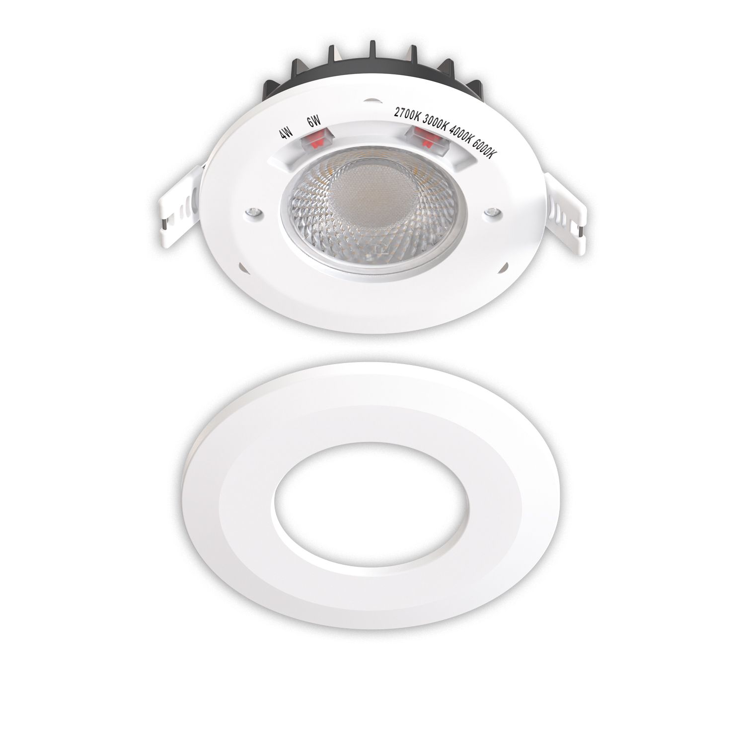 ISOLED LED Einbaustrahler Vario-68, 4W|6W, 60°, 2700|3000|4000|6000K, IP65, CRI90, weiß - 4