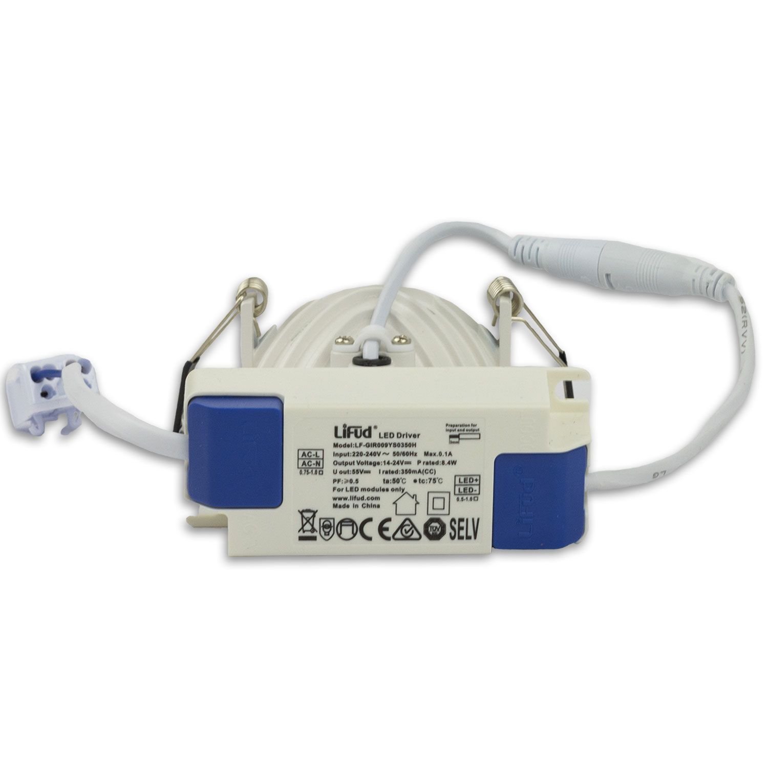 ISOLED LED Downlight LUNA 8W, indirektes Licht, weiß, warmweiß, dimmbar - 3