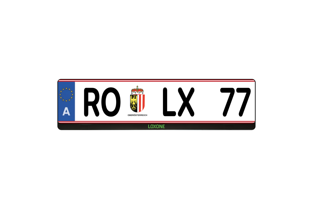 Loxone Kennzeichenhalter Österreich Loxone Kennzeichenhalter Österreich - 1