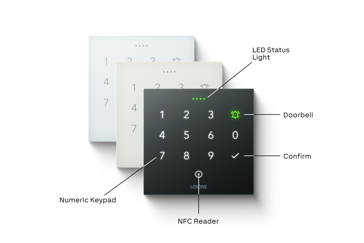 Loxone NFC Code Touch Tree Samtweiß - 2