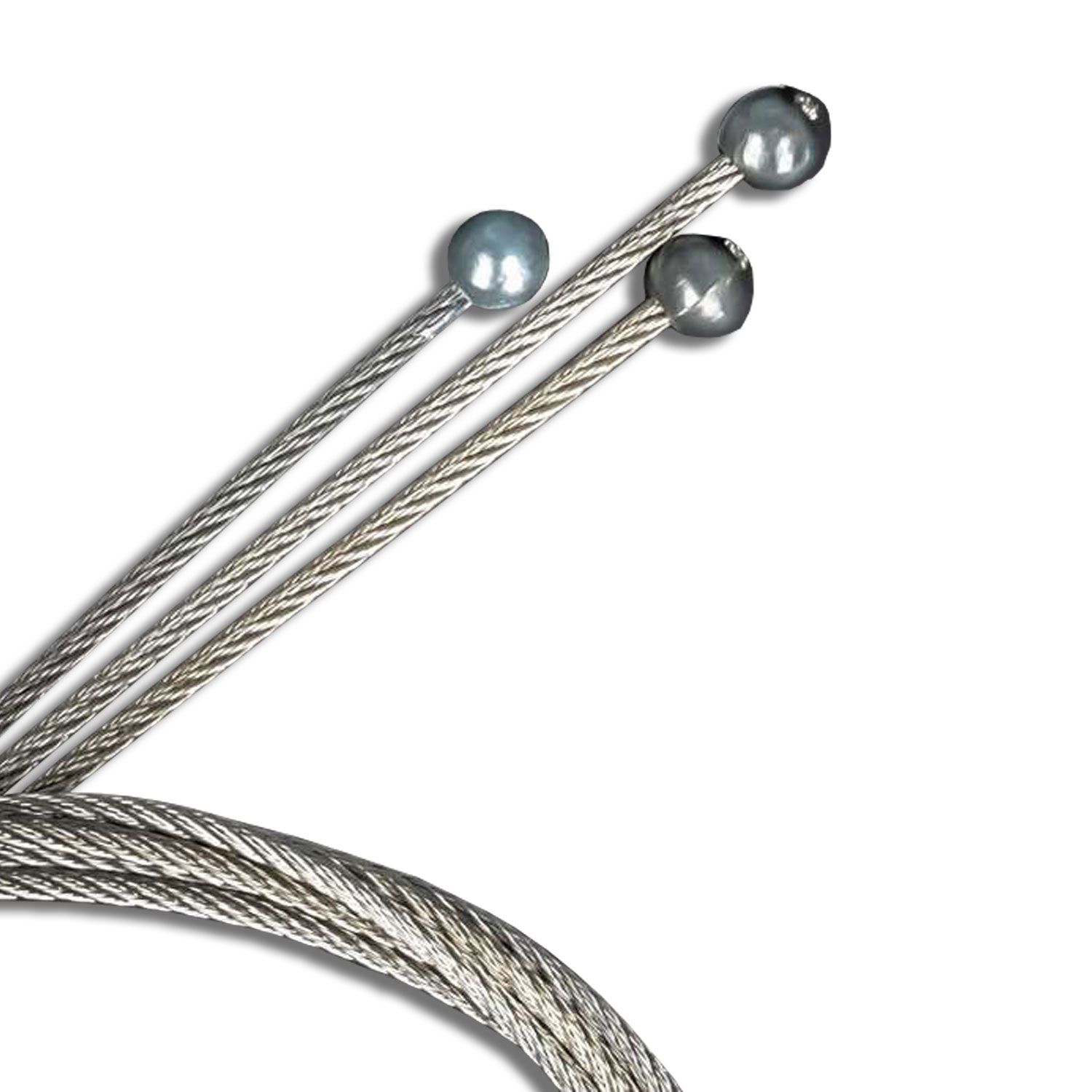 ISOLED Stahlseil mit Kugelkopf 1,5mm, Länge 1,5m - 1