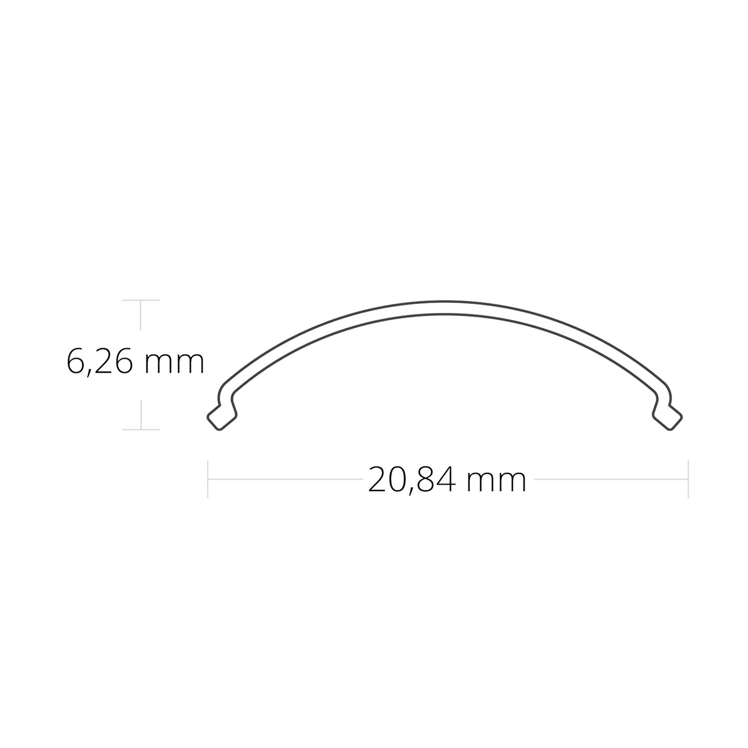 ISOLED Abdeckung COVER49 opal/satiniert 300cm für Profil CORNER10 SLIM - 2