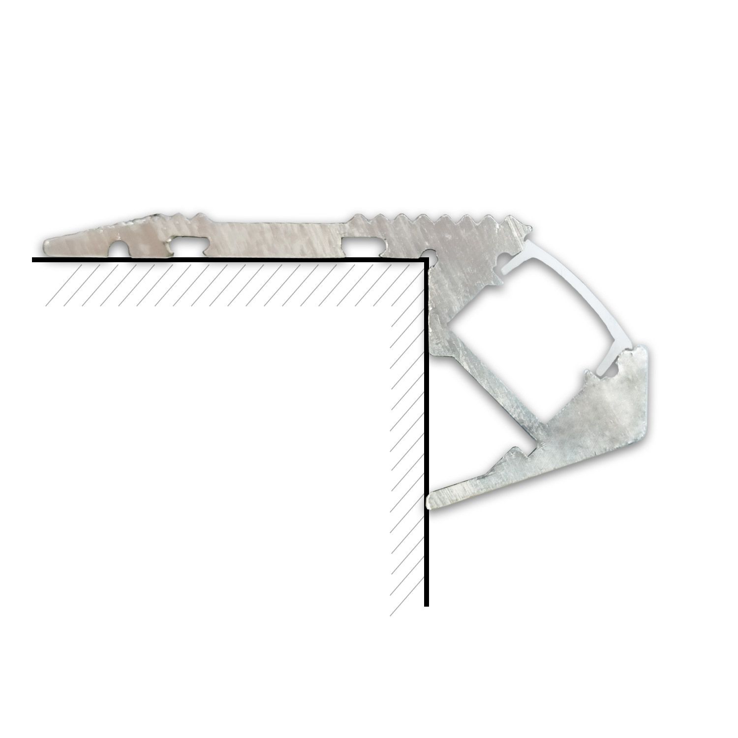 ISOLED LED Treppenprofil STAIRS12, eloxiert 200cm - 4