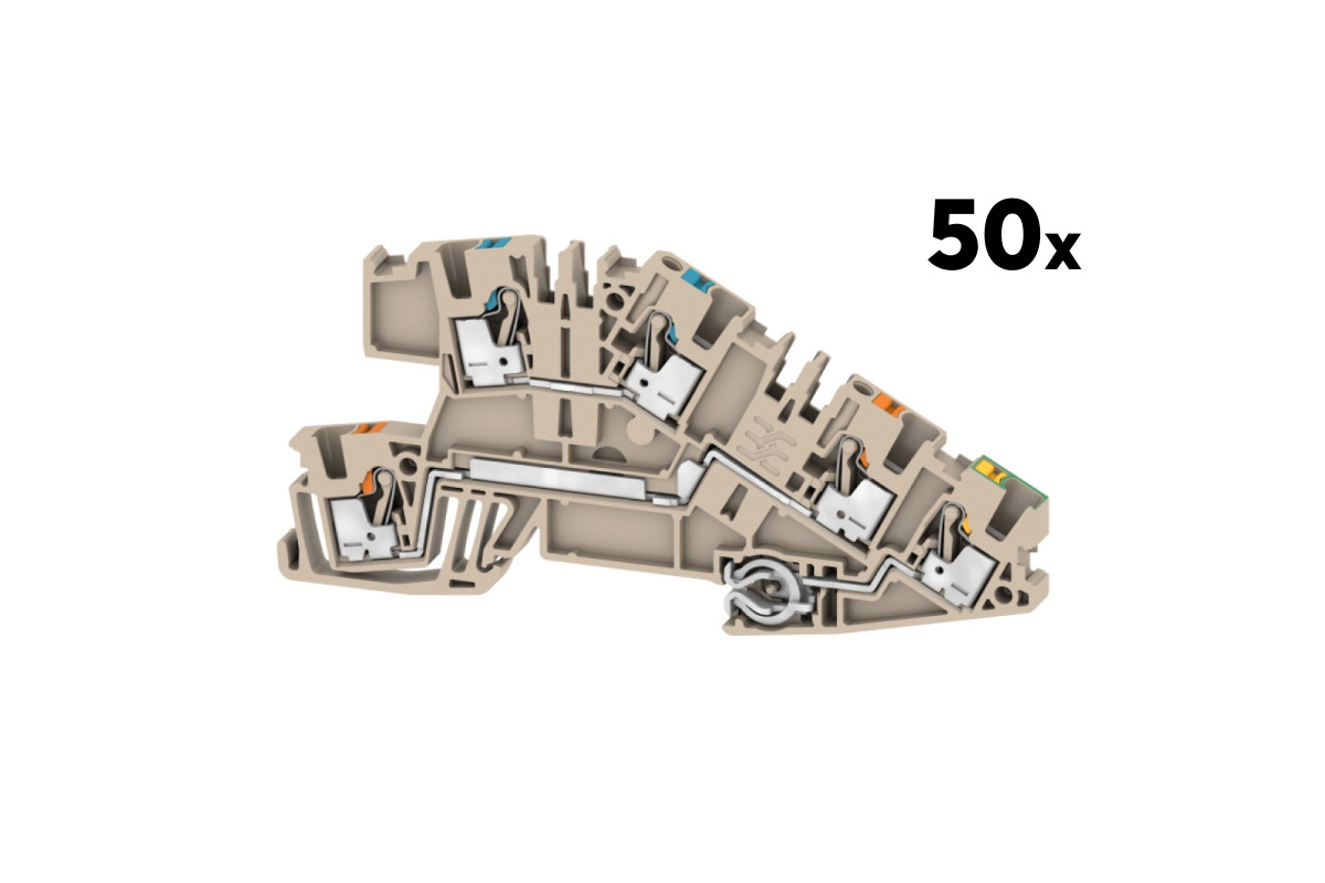 Weidmüller Installations-Reihenklemme AITB 2.5 (50 Stk.) - Produktbild 1