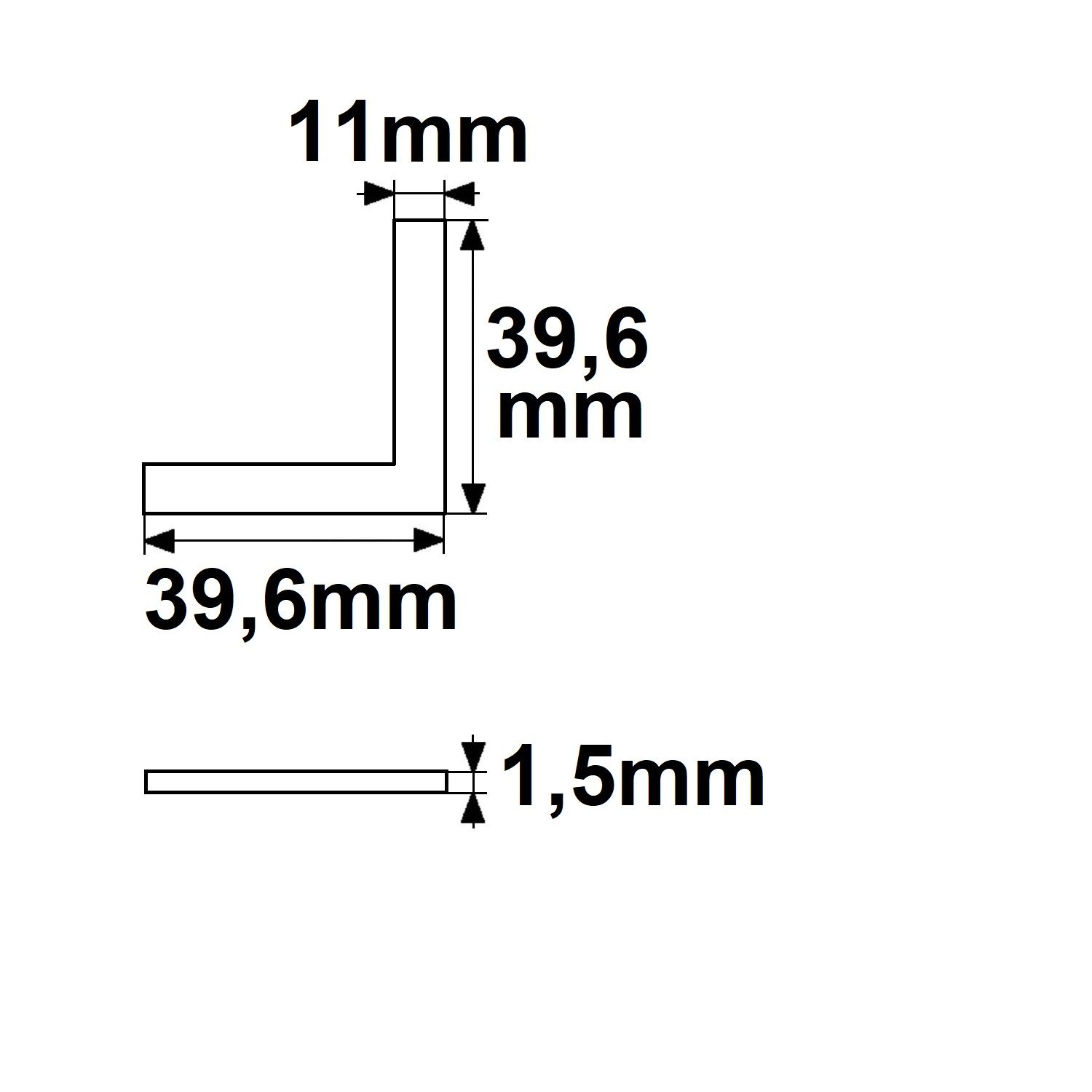 ISOLED Eckverbinder für Profil DIVE20/SURF20 90°, 4er Set - 2