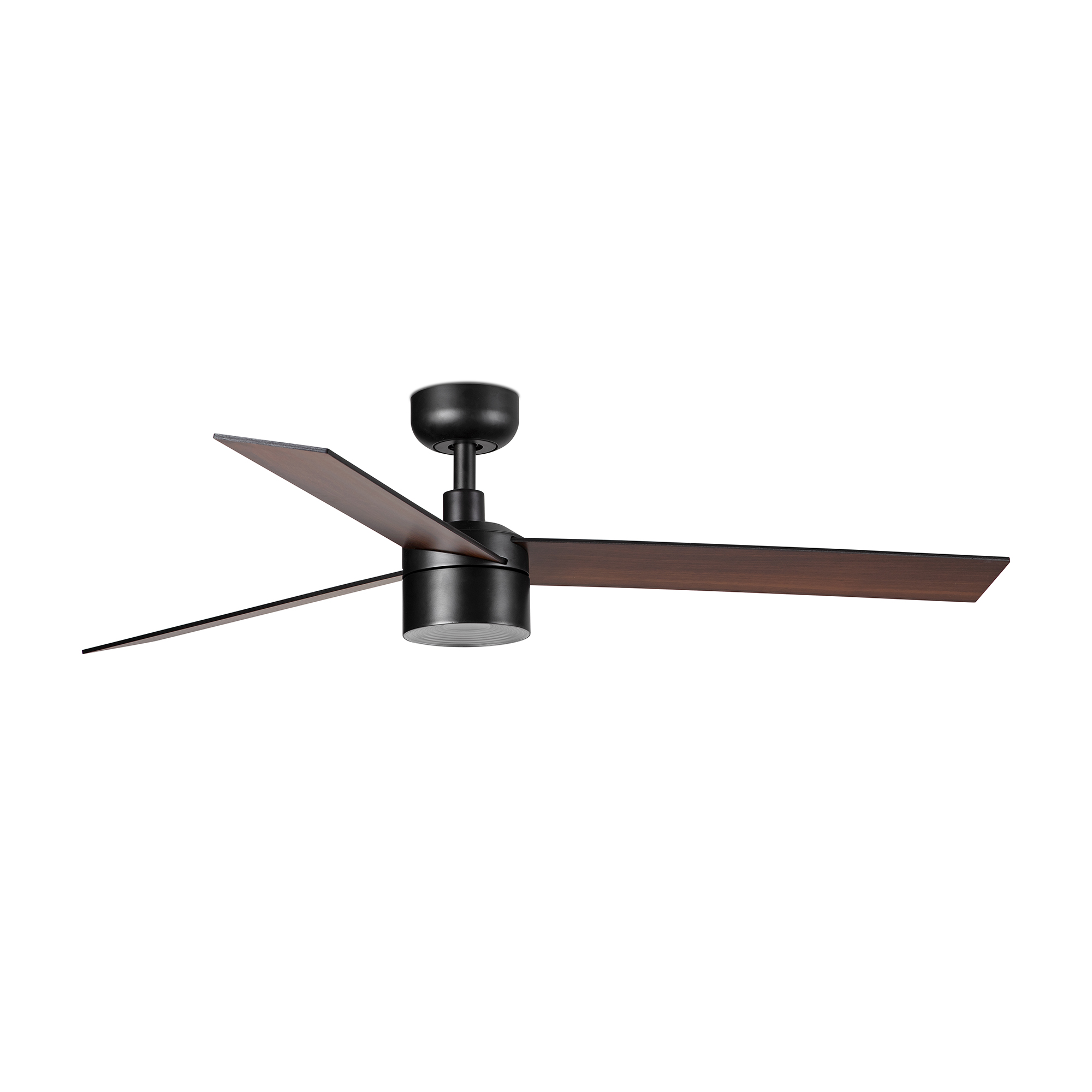 Faro RUDDER TEK 3 L Ventilator schwarz/Nussbaum 3000K - Produktbild 1