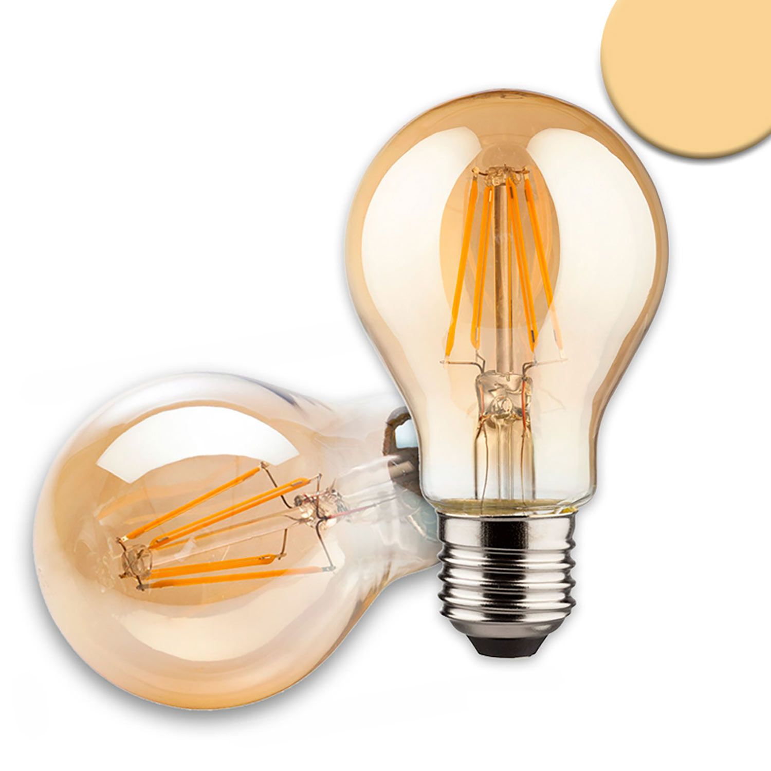ISOLED E27 Vintage Line LED Birne 8W ultrawarmweiß, dimmbar - 1