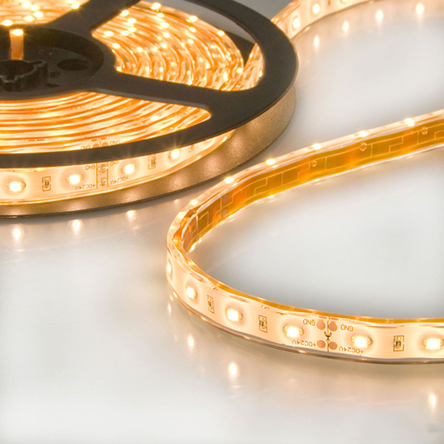 ISOLED LED AQUA827 Flexband, 24V DC, 4,8W, IP68, 2700K, 5m Rolle, 60 LED/m - 1