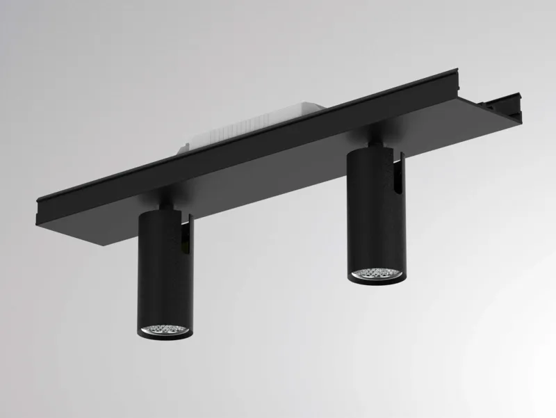 Molto Luce LOG 50 MAGNETICS EINSATZ 2-FLAMMIG (schwarz) Molto Luce LOG 50 MAGNETICS EINSATZ 2-FLAMMIG (schwarz) - Produktbild 1