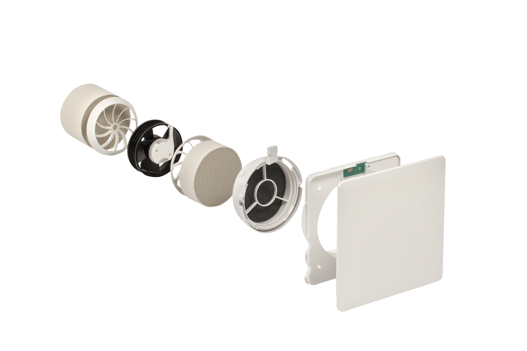 Leaf 1 Air Innenset Weiß – Modul 3/3 (Stand-alone und funkgebundene Smart Home-Lösung) - Produktbild 3