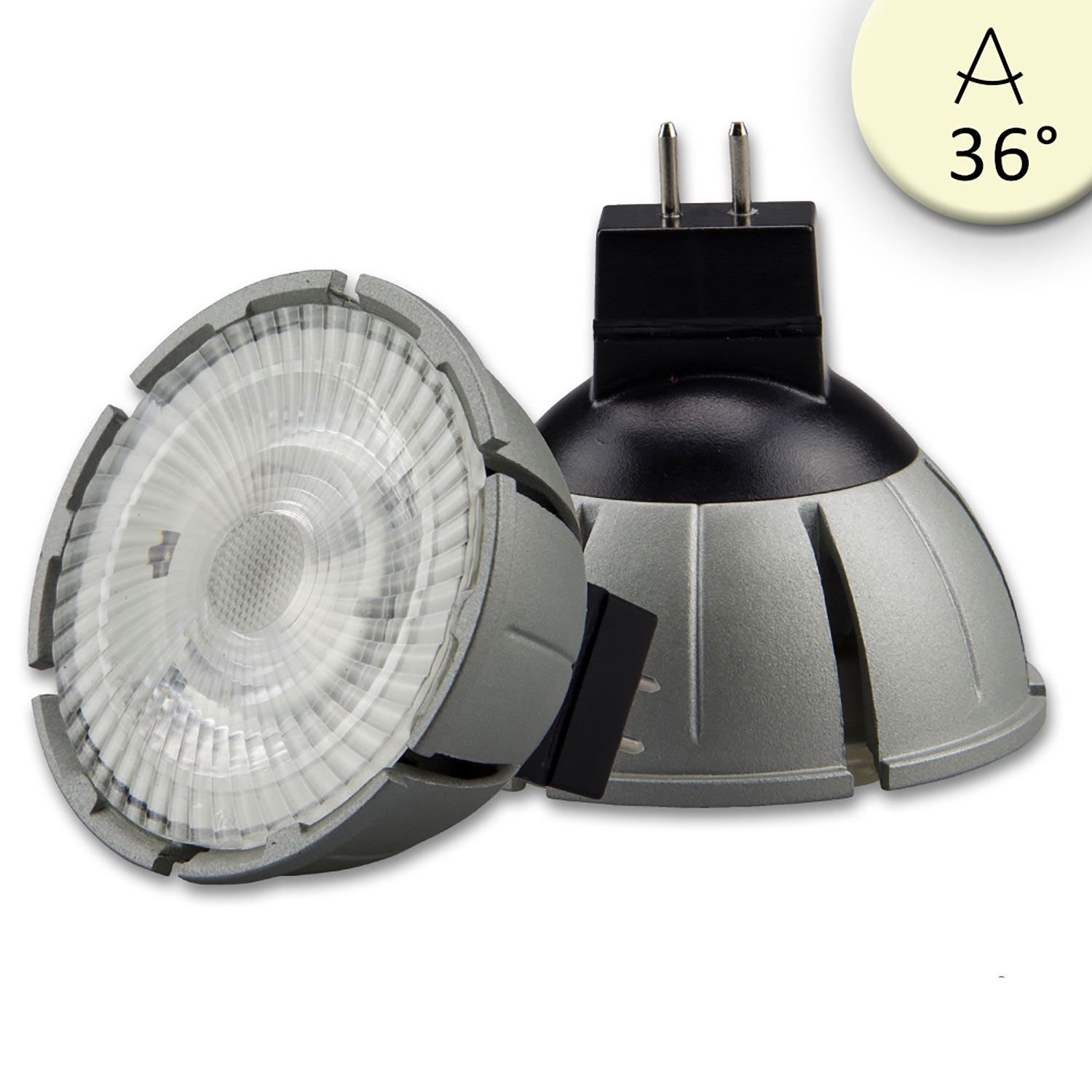 ISOLED MR16 Vollspektrum LED Strahler 7W COB, 36°, 2700K, dimmbar - 1