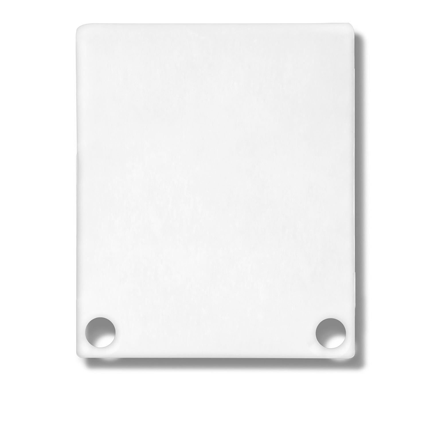 ISOLED Endkappe EC44 Alu weiß RAL 9010 für SURF/DIVE20 FLAT mit COVER11, 2 STK, inkl. Schrauben - 1