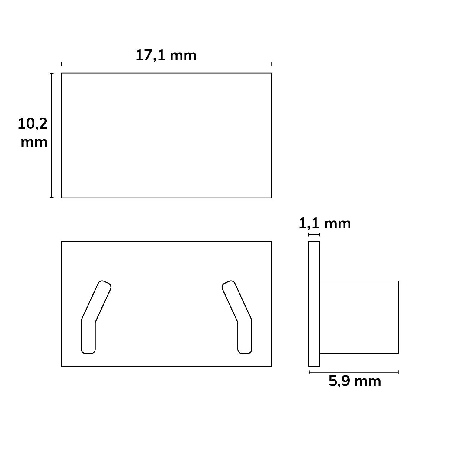 ISOLED Endkappe EC98 für Profil GROUND-IN10 weiß - 3