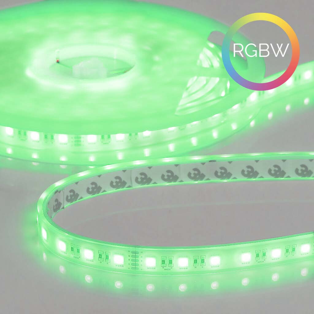 Emilum Flex Stripe 24V, 19.2W, RGBW/2700K, CRI90, 60LED, IP68, 14,5mm - Produktbild 1