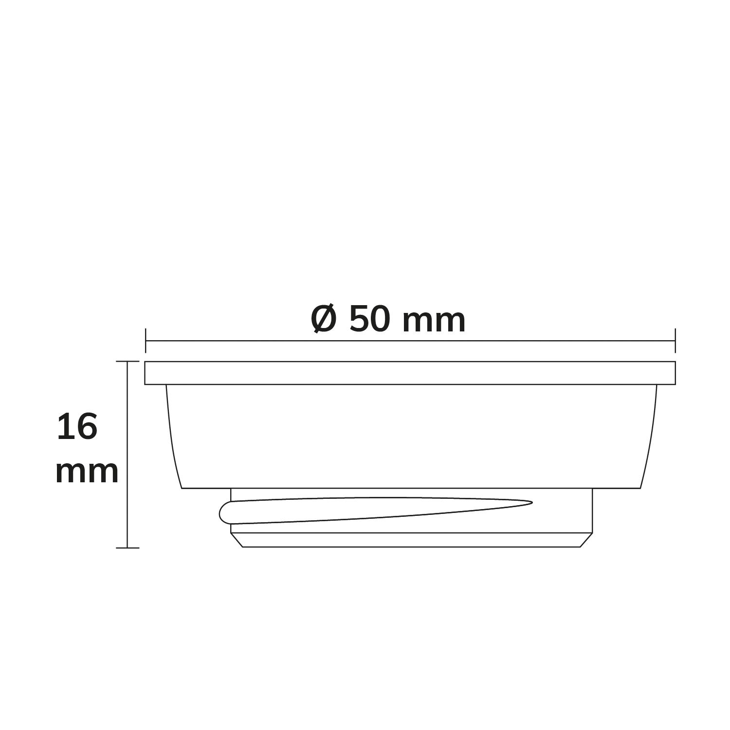 ISOLED Cover für LED Spot und LED Modul SYS-GU10, weiß matt, rückversetzt, UGR