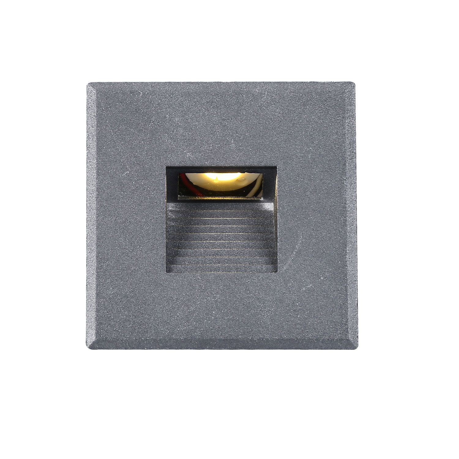 ISOLED Cover Aluminium eckig 3 silbergrau für Sys-Wall68 - 1