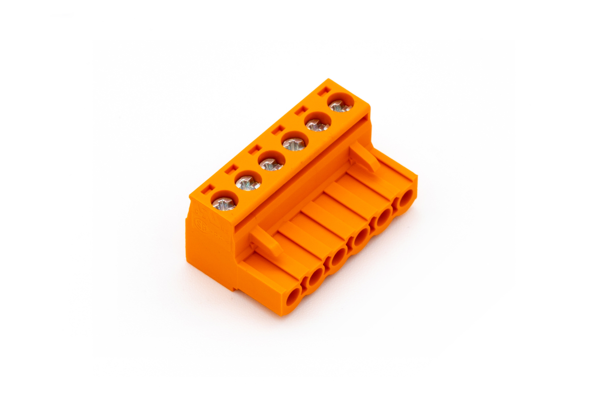 Loxone Schraub-Steckklemme Orange 6fach - Produktbild 2
