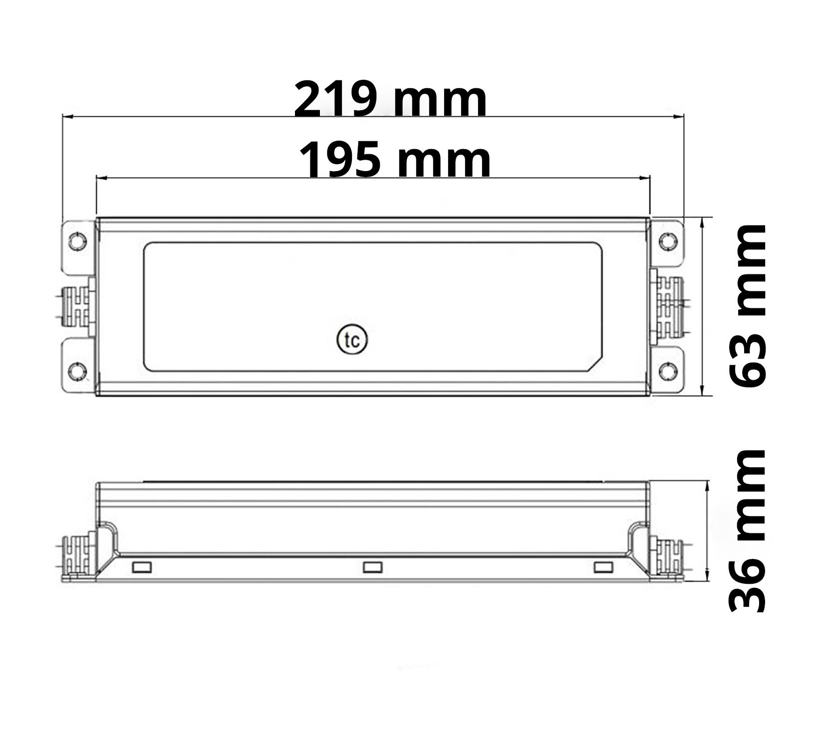 ISOLED LED Trafo MW ELG-150-24B 24V/DC, 0-150W, 1-10V (60-150W) dimmbar, IP67, SELV - 2