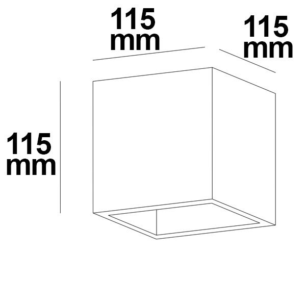 ISOLED Gips-Wandleuchte G9, würfelförmig - 3