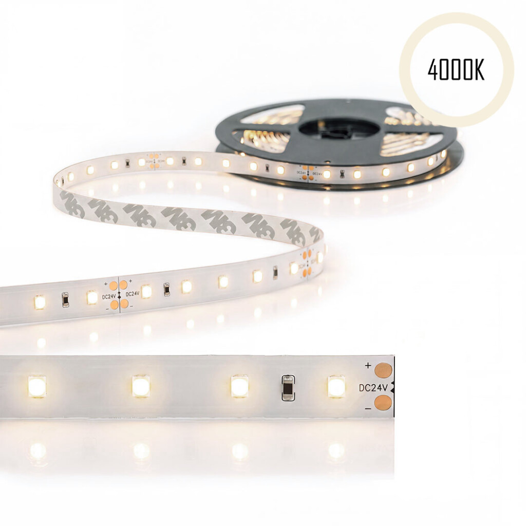 Emilum Flex Stripe 24V, 14.4W, 4000K, CRI90, 60LED, IP20, 10mm - 1