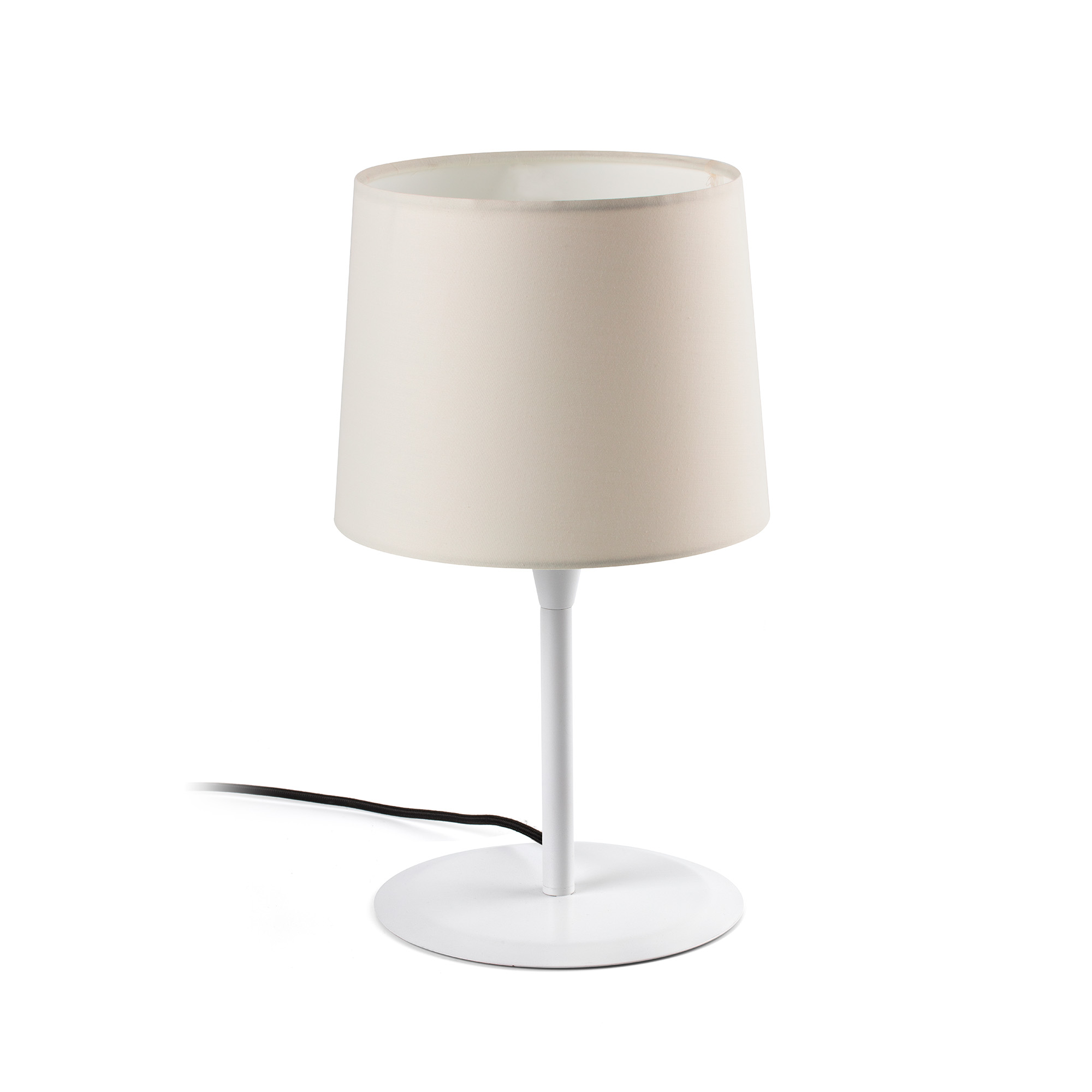 Faro CONGA Tischleuchte weiß/beige - Produktbild 1