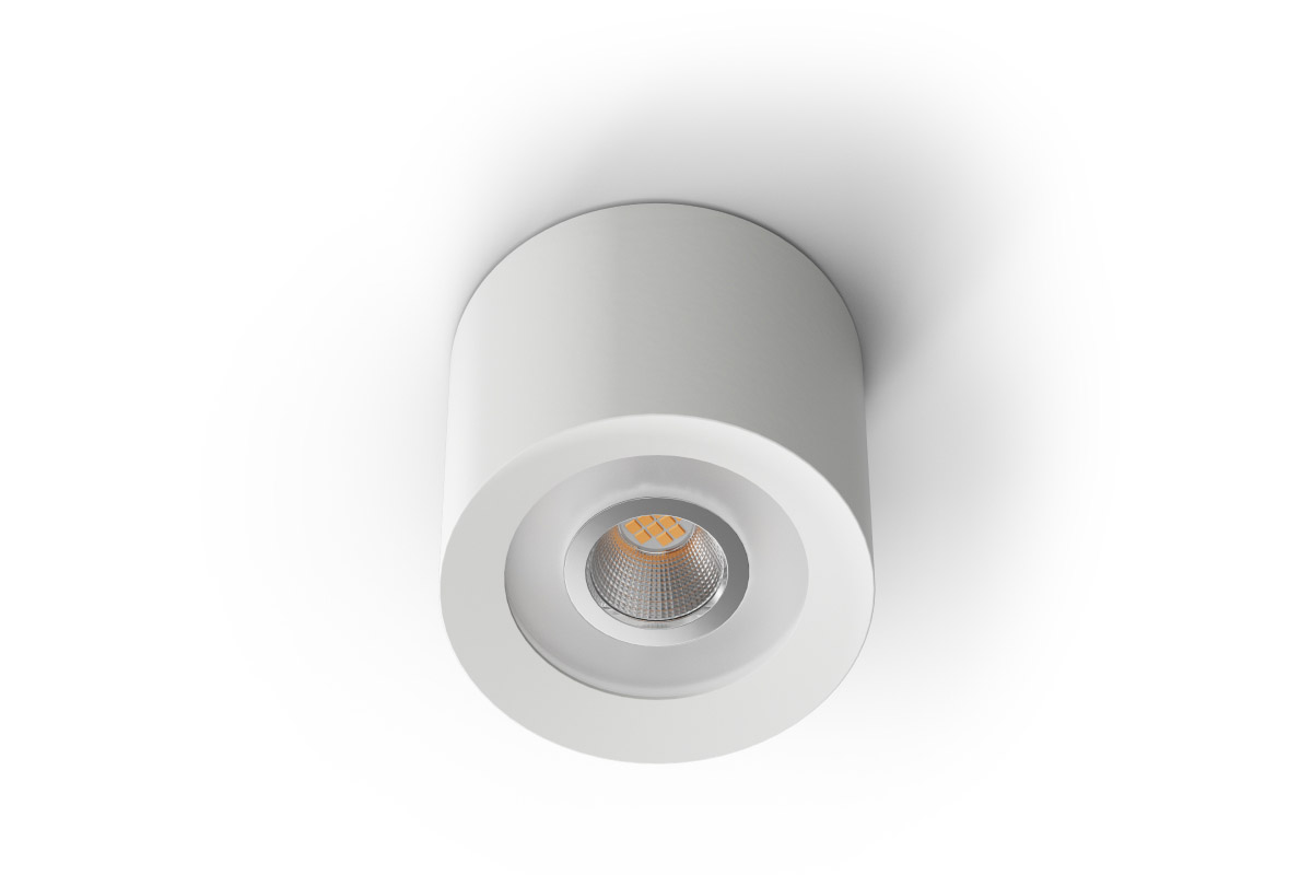 Loxone LED Aufbauspot WW Weiß - Produktbild 1