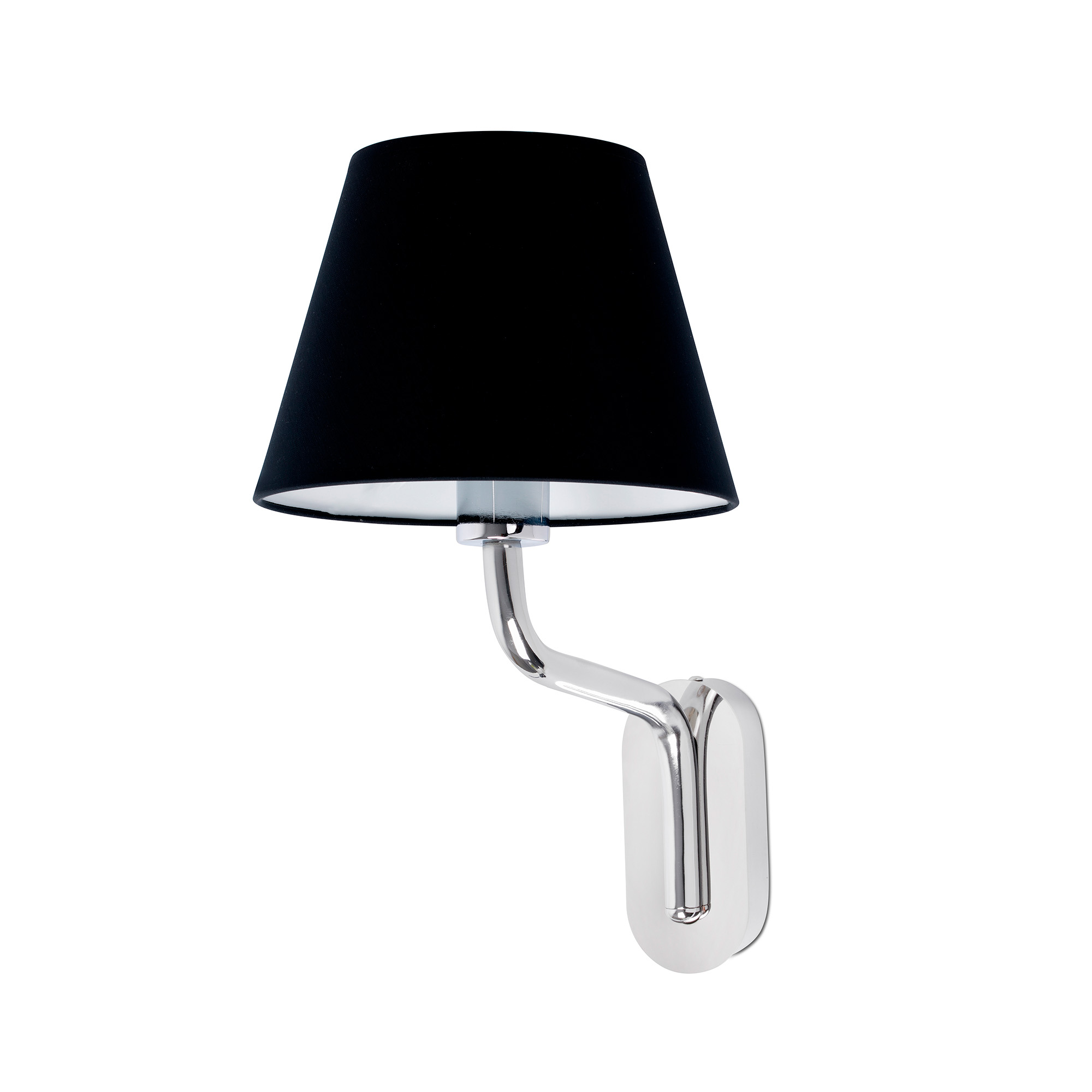 Faro ETERNA Wandleuchte chrom/schwarz Faro ETERNA Wandleuchte chrom/schwarz - Produktbild 1